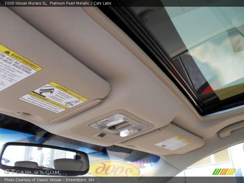 Platinum Pearl Metallic / Cafe Latte 2006 Nissan Murano SL