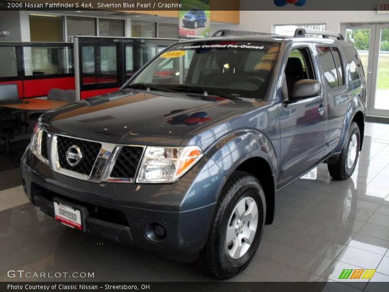 Silverton Blue Pearl / Graphite 2006 Nissan Pathfinder S 4x4