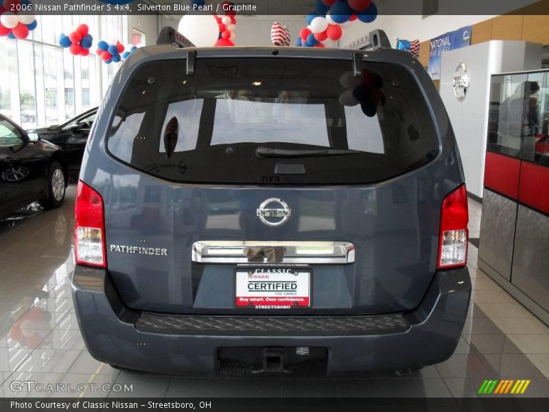 Silverton Blue Pearl / Graphite 2006 Nissan Pathfinder S 4x4