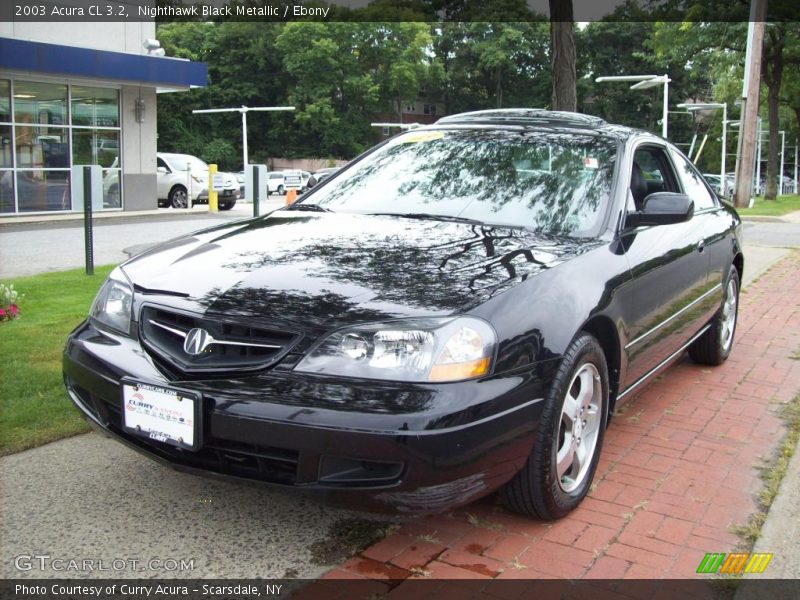 Nighthawk Black Metallic / Ebony 2003 Acura CL 3.2