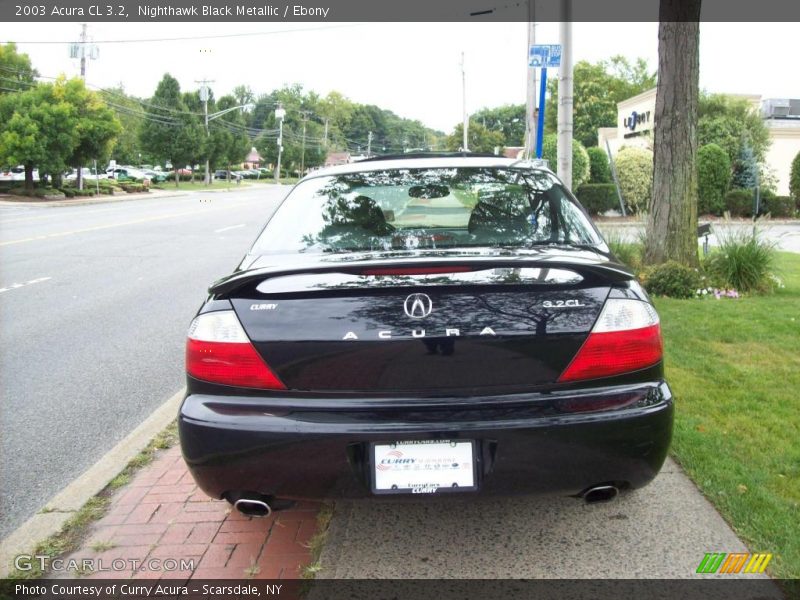 Nighthawk Black Metallic / Ebony 2003 Acura CL 3.2