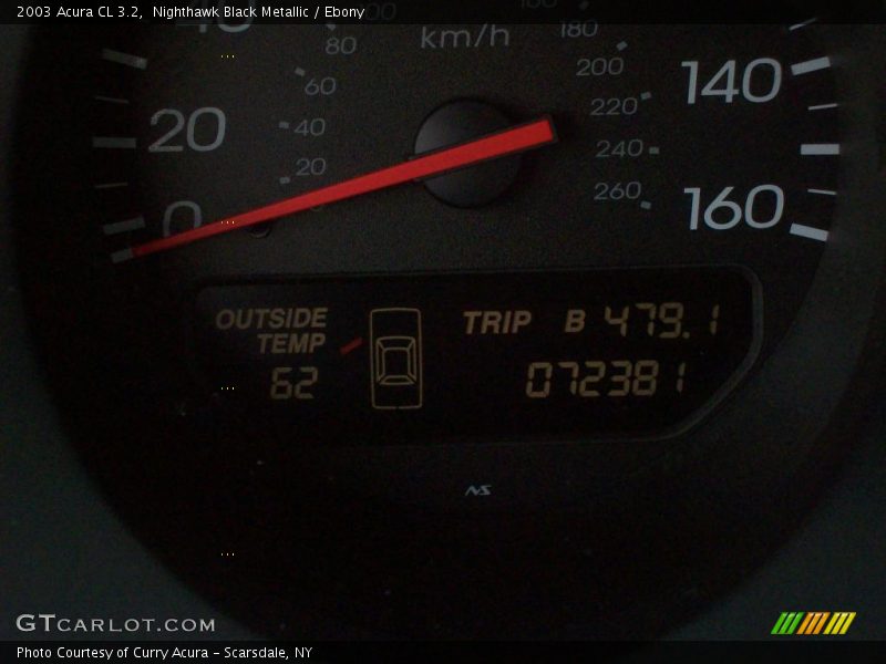 Nighthawk Black Metallic / Ebony 2003 Acura CL 3.2