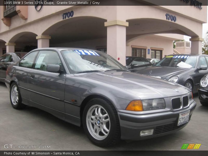Granite Silver Metallic / Grey 1995 BMW 3 Series 325is Coupe