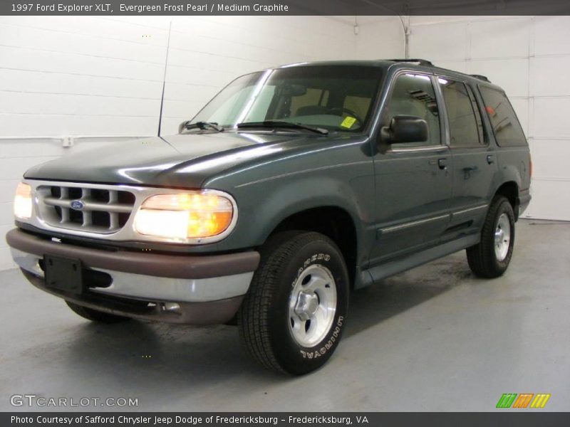 Evergreen Frost Pearl / Medium Graphite 1997 Ford Explorer XLT