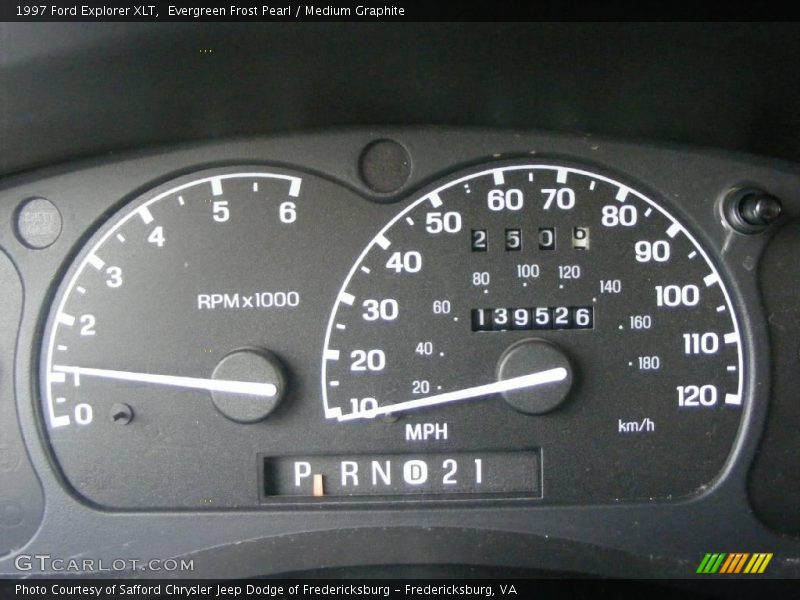Evergreen Frost Pearl / Medium Graphite 1997 Ford Explorer XLT