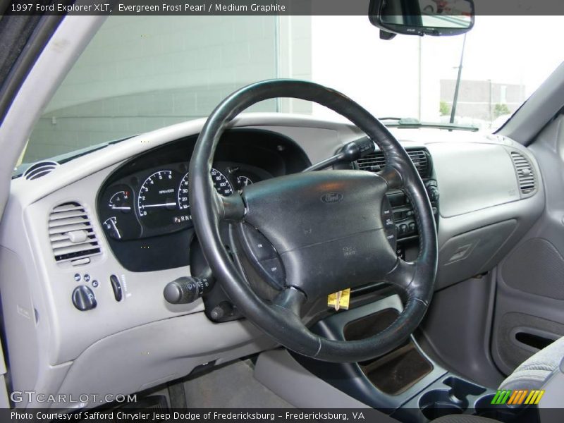 Evergreen Frost Pearl / Medium Graphite 1997 Ford Explorer XLT