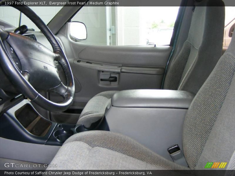 Evergreen Frost Pearl / Medium Graphite 1997 Ford Explorer XLT