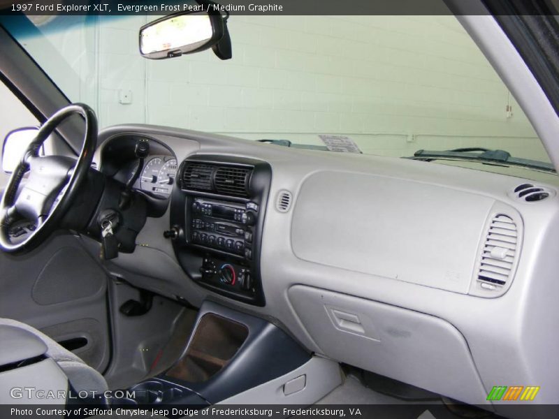Evergreen Frost Pearl / Medium Graphite 1997 Ford Explorer XLT