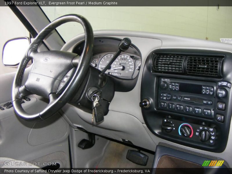 Evergreen Frost Pearl / Medium Graphite 1997 Ford Explorer XLT