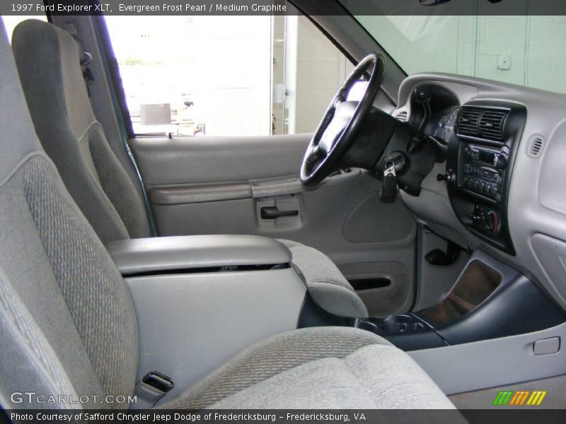 Evergreen Frost Pearl / Medium Graphite 1997 Ford Explorer XLT