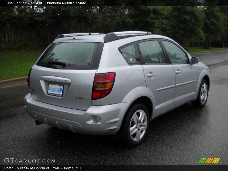 Platinum Metallic / Slate 2005 Pontiac Vibe AWD