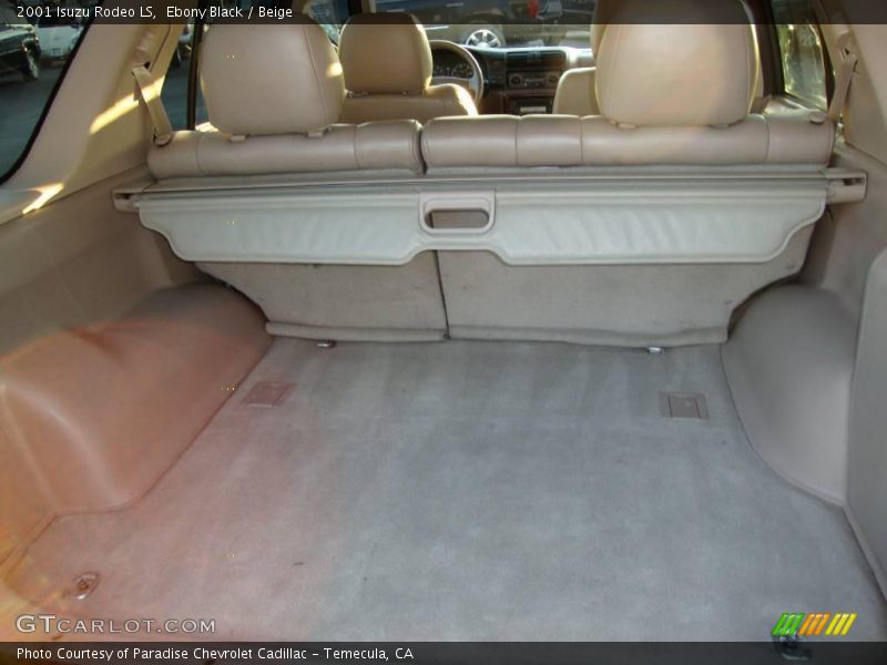 Ebony Black / Beige 2001 Isuzu Rodeo LS