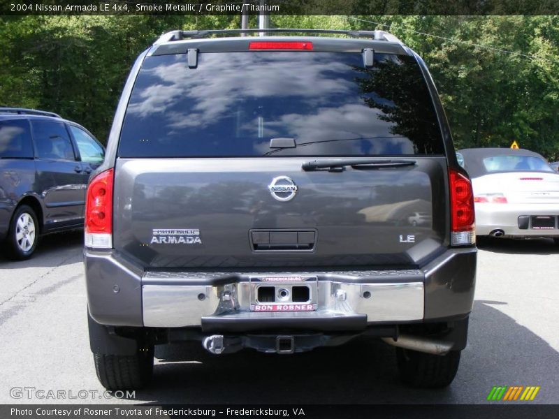 Smoke Metallic / Graphite/Titanium 2004 Nissan Armada LE 4x4