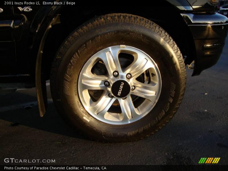 Ebony Black / Beige 2001 Isuzu Rodeo LS