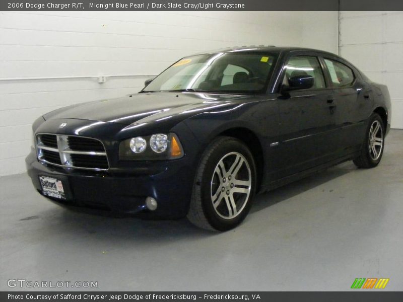 Midnight Blue Pearl / Dark Slate Gray/Light Graystone 2006 Dodge Charger R/T