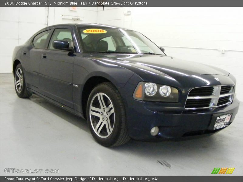 Midnight Blue Pearl / Dark Slate Gray/Light Graystone 2006 Dodge Charger R/T