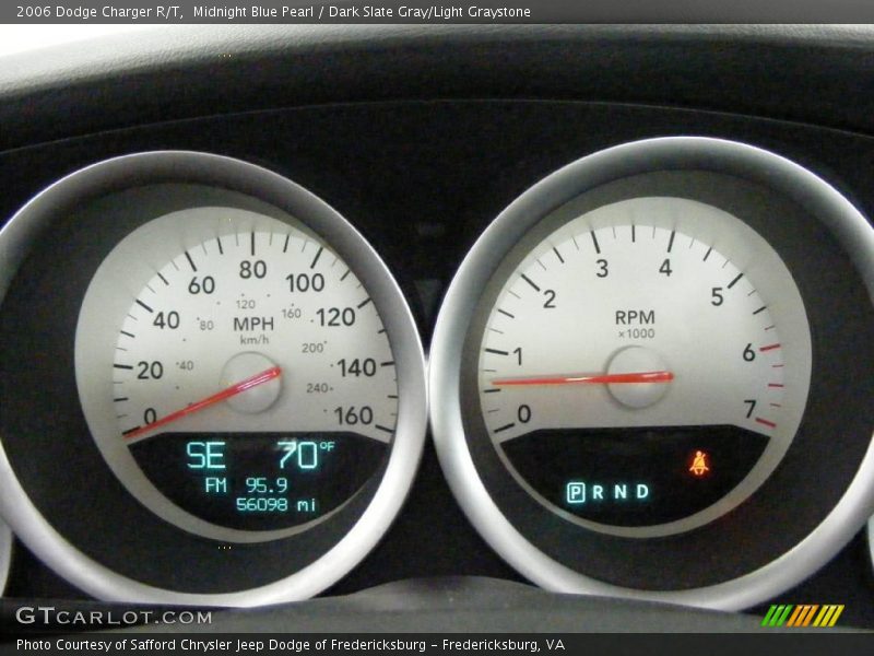 Midnight Blue Pearl / Dark Slate Gray/Light Graystone 2006 Dodge Charger R/T