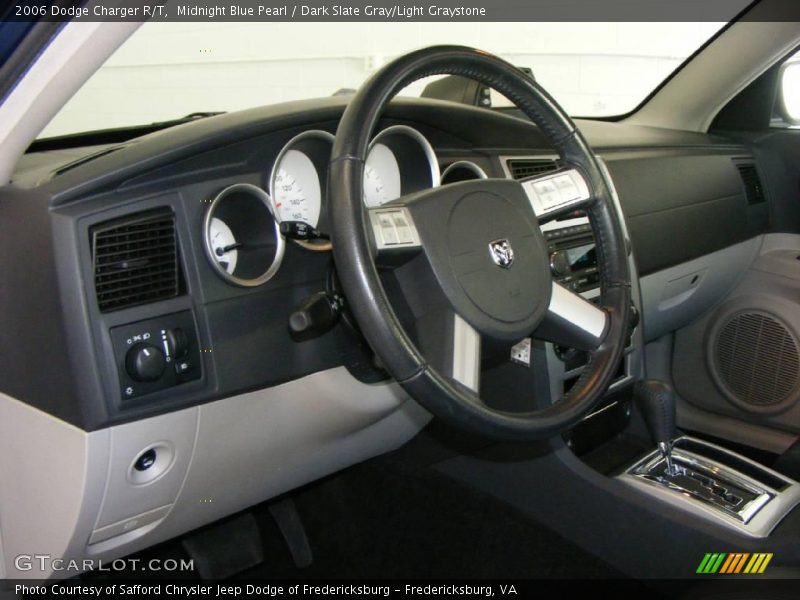 Midnight Blue Pearl / Dark Slate Gray/Light Graystone 2006 Dodge Charger R/T