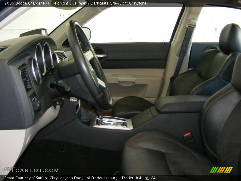 Midnight Blue Pearl / Dark Slate Gray/Light Graystone 2006 Dodge Charger R/T