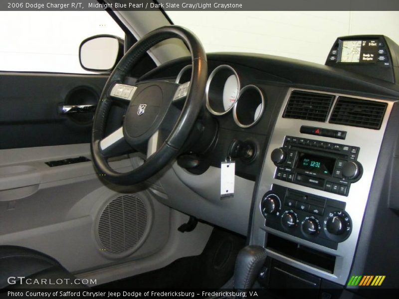 Midnight Blue Pearl / Dark Slate Gray/Light Graystone 2006 Dodge Charger R/T