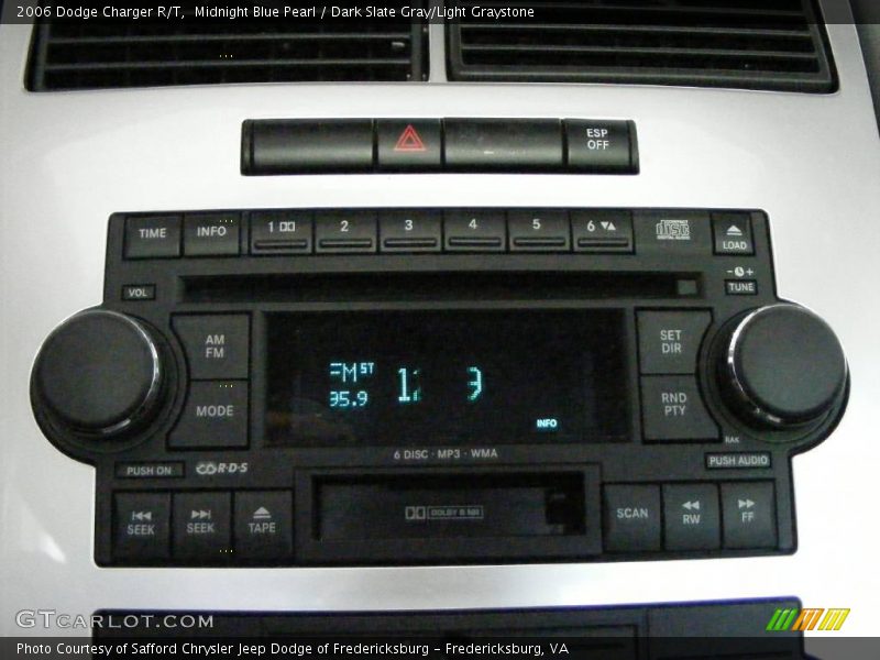 Midnight Blue Pearl / Dark Slate Gray/Light Graystone 2006 Dodge Charger R/T