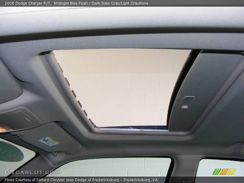 Midnight Blue Pearl / Dark Slate Gray/Light Graystone 2006 Dodge Charger R/T