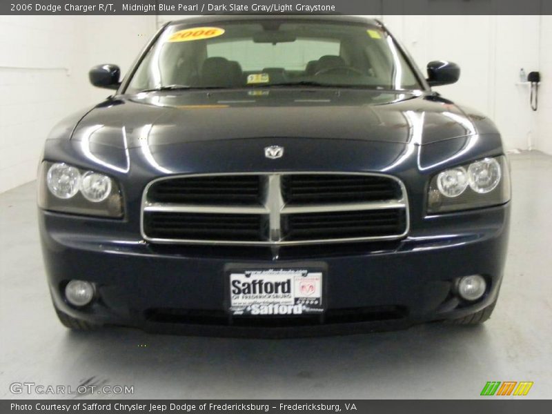 Midnight Blue Pearl / Dark Slate Gray/Light Graystone 2006 Dodge Charger R/T
