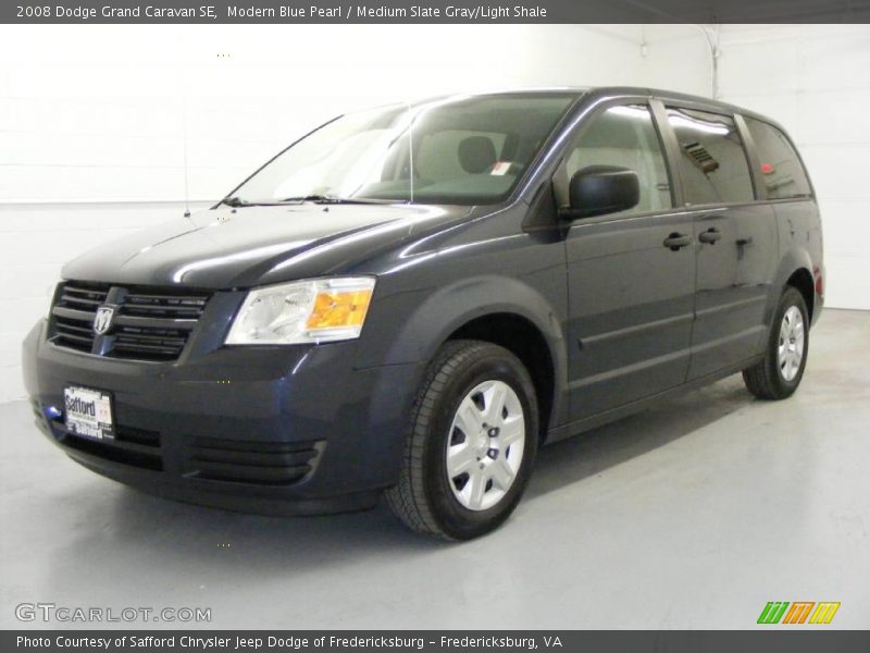Modern Blue Pearl / Medium Slate Gray/Light Shale 2008 Dodge Grand Caravan SE