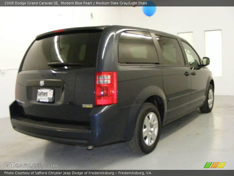 Modern Blue Pearl / Medium Slate Gray/Light Shale 2008 Dodge Grand Caravan SE