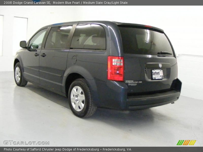 Modern Blue Pearl / Medium Slate Gray/Light Shale 2008 Dodge Grand Caravan SE