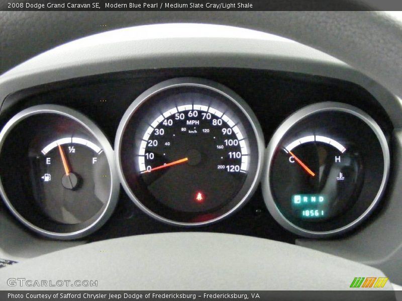 Modern Blue Pearl / Medium Slate Gray/Light Shale 2008 Dodge Grand Caravan SE