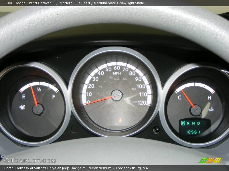 Modern Blue Pearl / Medium Slate Gray/Light Shale 2008 Dodge Grand Caravan SE