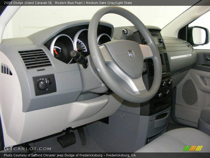 Modern Blue Pearl / Medium Slate Gray/Light Shale 2008 Dodge Grand Caravan SE