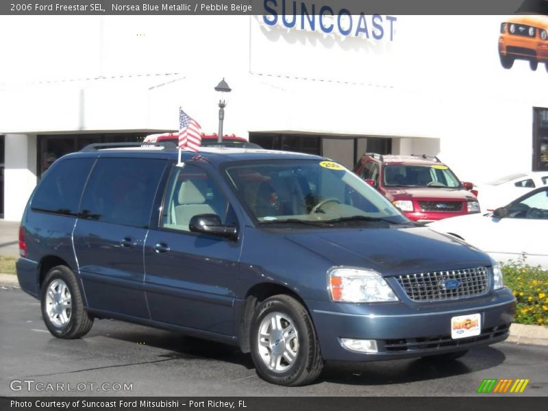 Norsea Blue Metallic / Pebble Beige 2006 Ford Freestar SEL