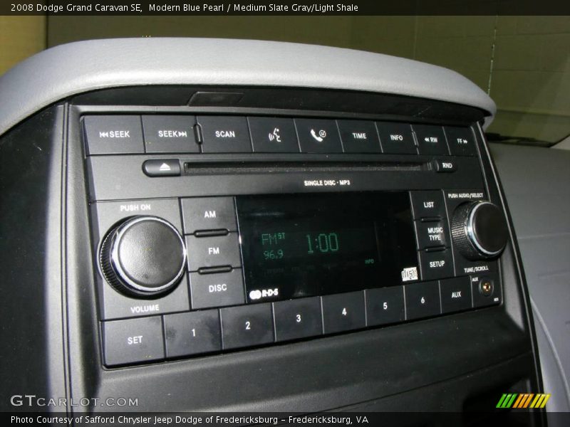 Modern Blue Pearl / Medium Slate Gray/Light Shale 2008 Dodge Grand Caravan SE