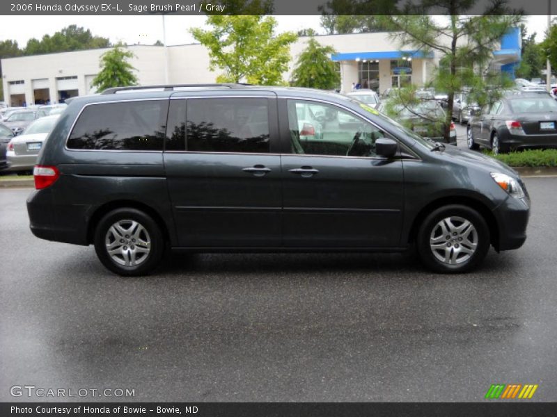 Sage Brush Pearl / Gray 2006 Honda Odyssey EX-L