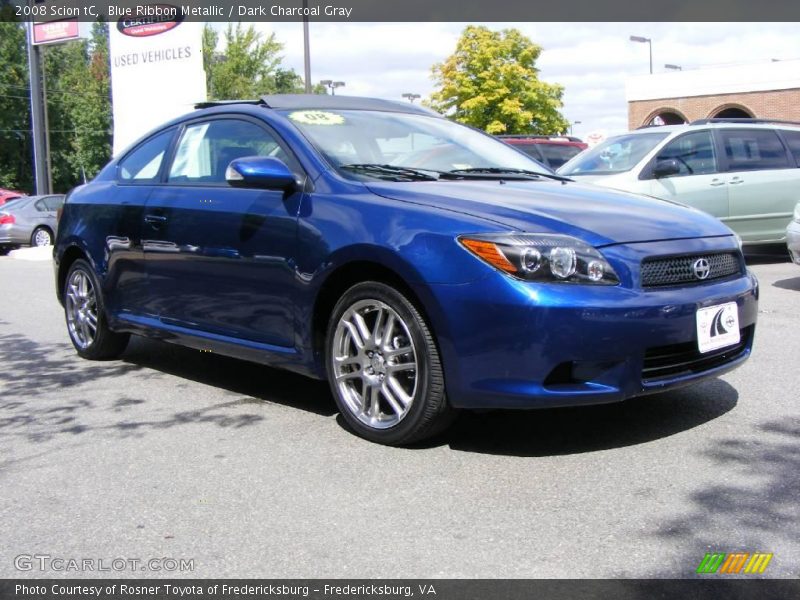 Blue Ribbon Metallic / Dark Charcoal Gray 2008 Scion tC