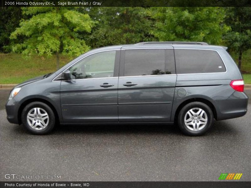 Sage Brush Pearl / Gray 2006 Honda Odyssey EX-L