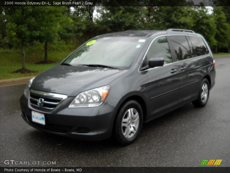 Sage Brush Pearl / Gray 2006 Honda Odyssey EX-L