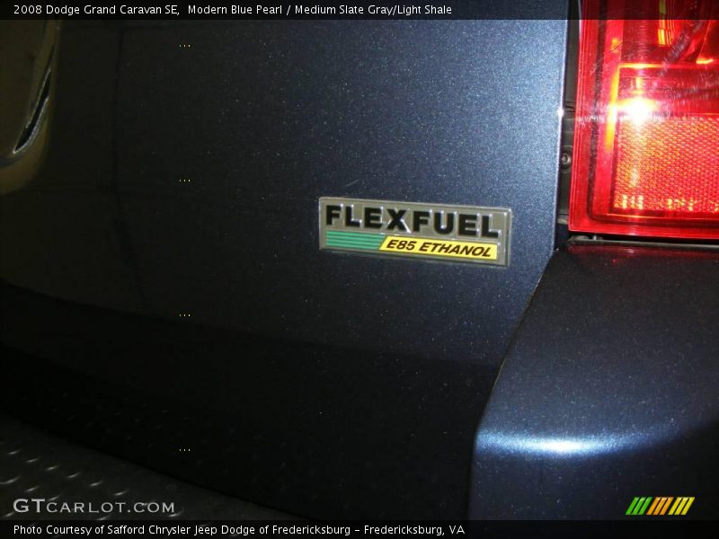 Modern Blue Pearl / Medium Slate Gray/Light Shale 2008 Dodge Grand Caravan SE