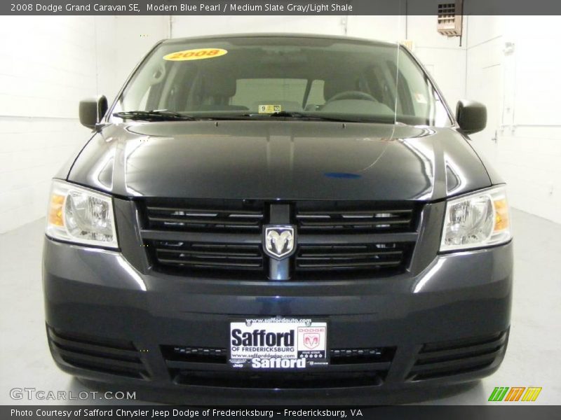 Modern Blue Pearl / Medium Slate Gray/Light Shale 2008 Dodge Grand Caravan SE