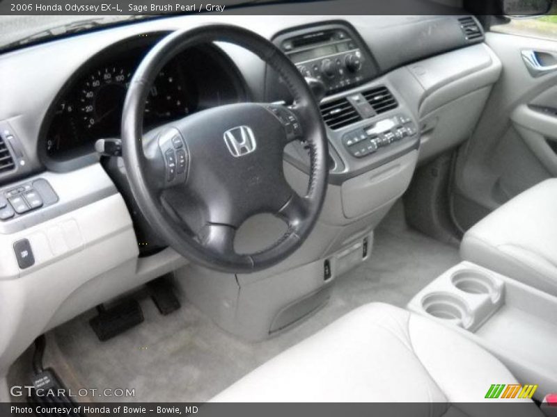 Sage Brush Pearl / Gray 2006 Honda Odyssey EX-L