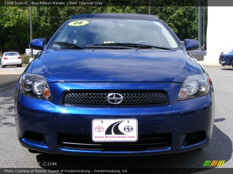 Blue Ribbon Metallic / Dark Charcoal Gray 2008 Scion tC