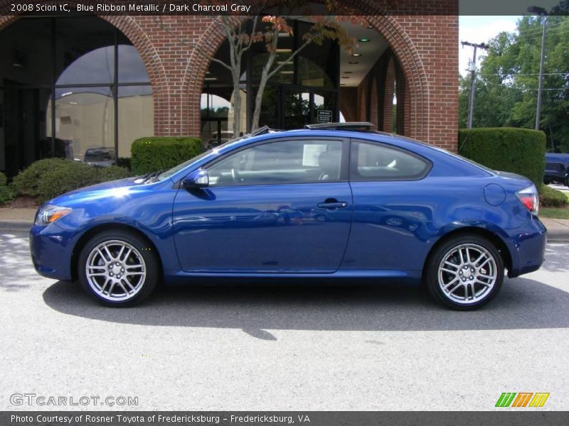 Blue Ribbon Metallic / Dark Charcoal Gray 2008 Scion tC