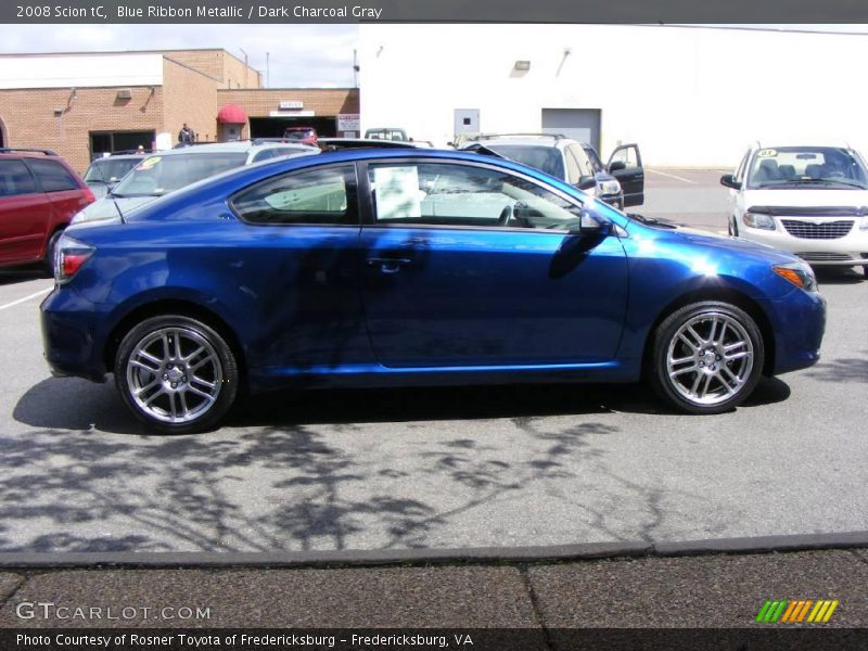 Blue Ribbon Metallic / Dark Charcoal Gray 2008 Scion tC
