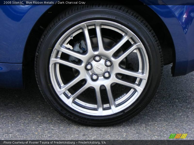 Blue Ribbon Metallic / Dark Charcoal Gray 2008 Scion tC