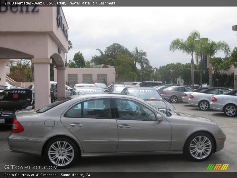 Pewter Metallic / Cashmere 2008 Mercedes-Benz E 350 Sedan