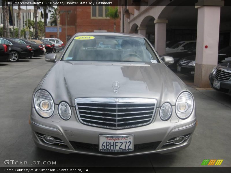 Pewter Metallic / Cashmere 2008 Mercedes-Benz E 350 Sedan