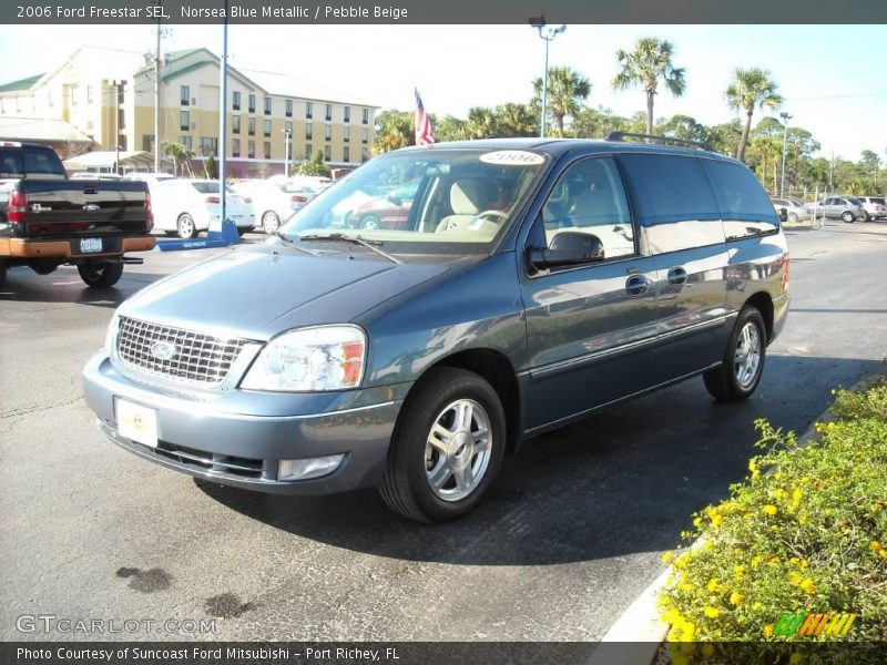 Norsea Blue Metallic / Pebble Beige 2006 Ford Freestar SEL
