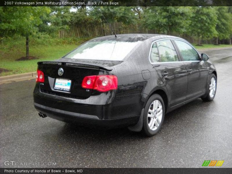 Black / Pure Beige 2007 Volkswagen Jetta Wolfsburg Edition Sedan